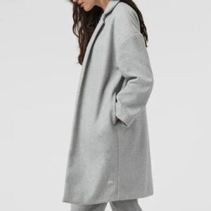 Vuori Heather Gray Open Coat